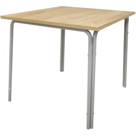 Стол обеденный АС 800x800 22мм д.мадуро, RAl7004 Стол обеденный АС 800x800 22мм д.мадуро, RAl7004