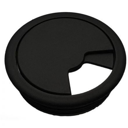 Заглушка кабель-канала Н-ЗЭЧф круглая D60 черная