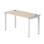 Стол прямой Everprof EVO на металлокаркасе 1380х670х755 мм Дуб Соната/Белый