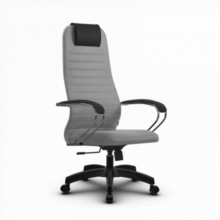 Кресло Метта SU-BK-10 светло-серое/светло-серое Pl