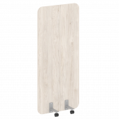 R-line Перегородка на металлических опорах, на роликах DP.R-80-180 Денвер светлый/Серый металл 800*18*1800 R-line Перегородка на металлических опорах, на роликах DP.R-80-180 Денвер светлый/Серый металл 800*18*1800