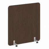 R-line Перегородка на металлических опорах, на роликах DP.R-140-150 Венге/Серый металл 1400*18*1500