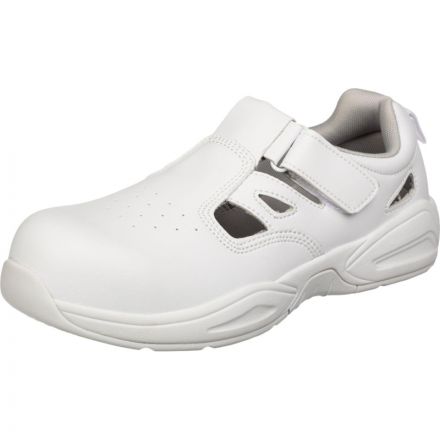 Сандалии Мистраль с перфорацией White GRIP PROTECTION c ПП р.37 (19143)