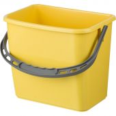 Ведро FBK 6л желтое, с мерной шкалой, прямоугольное 26x19x21,5 см., 91027-4
