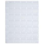 Листы-вкладыши для альбома "OPTIMA" на 35 монет d до 32 мм, КОМПЛЕКТ 10 шт., 200х250 мм, ПВХ, STAFF, 238085