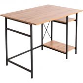 Стол компьютерный TI_Комус Онега 5/750Х1100 чер/ЛДСП дуб вотан