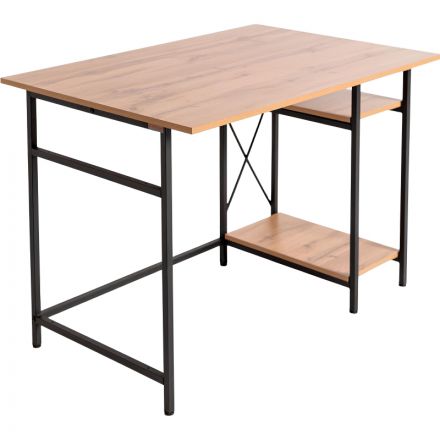 Стол компьютерный TI_Комус Онега 5/750Х1100 чер/ЛДСП дуб вотан