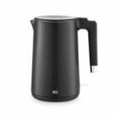 Чайник электрический с двойными стенками BQ (БИ-КЬЮ) KT1720P, 1,5 л, 2200 Вт, черный, 86198281