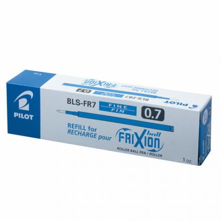 Стержень стираемый гелевый PILOT, 111 мм, СИНИЙ, узел 0,7 мм, линия письма 0,35 мм, BLS-FR-7 Стержень стираемый гелевый PILOT, 111 мм, СИНИЙ, узел 0,7 мм, линия письма 0,35 мм, BLS-FR-7