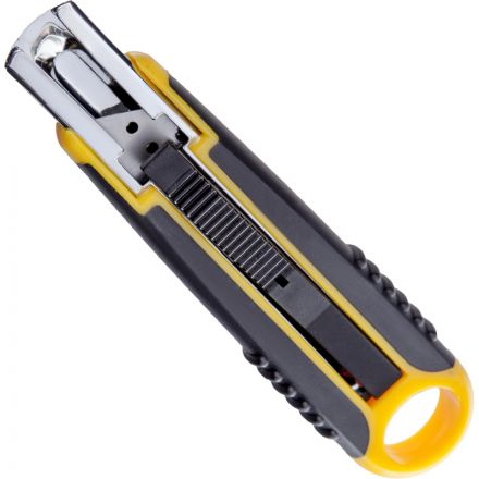 Нож промышленный трапециевидный Attache Selection с прорезиненными вставками и возвратной пружиной (ширина лезвия 18 мм) Нож промышленный трапециевидный Attache Selection с прорезиненными вставками и возвратной пружиной (ширина лезвия 18 мм)