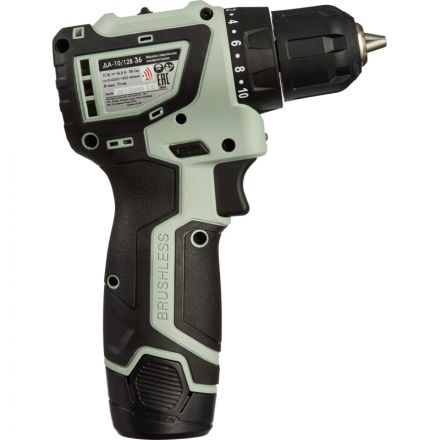 Дрель-шуруповерт аккум. бесщет. ИНТЕРСКОЛ ДА-10/12В МиниМАКС (687.1.2.70)