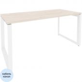 Стол ONIX-О О на металлокаркасе O.MO-SP-4.7 денвер светлый/белый Ш1580 Стол ONIX-О О на металлокаркасе O.MO-SP-4.7 денвер светлый/белый Ш1580