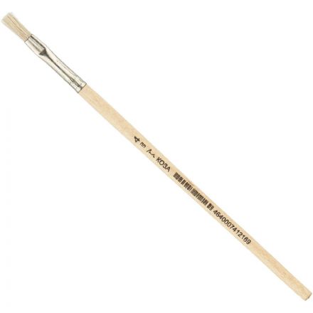 Кисть №1School,коза,плоская,№4