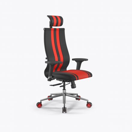 Кресло SynchroSit 10 B2-187D - Extra /Kb40/Wh40/D02P/H13mL-G-1DF(M18.B23.G18.W32) Черный-Красный Кресло SynchroSit 10 B2-187D - Extra /Kb40/Wh40/D02P/H13mL-G-1DF(M18.B23.G18.W32) Черный-Красный