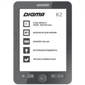 Книга электронная E-book Digma K2 d.gry