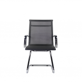 Кресло СН-300 Кайман Н/п хром СК11 (черный)