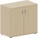 Шкаф IN Рондо закрытый низкий Ш-52 береза 804х450х753