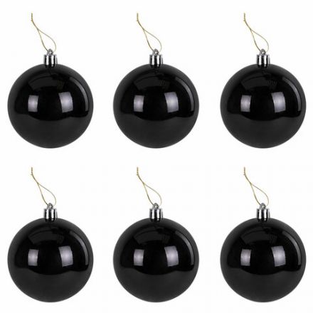Шары ёлочные 24 шт., 5 см, "Eden Colors", пластик, цвет: золотистый/черный, ЗОЛОТАЯ СКАЗКА, 591979