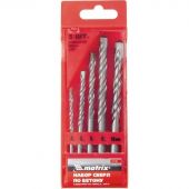 Набор сверл по бетону 4-5-6-8-10 мм Matrix 70730
