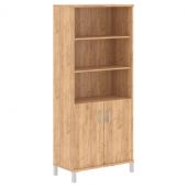 Шкаф высокий с замком в глухих малых дверях B 430.3(RZ) Дуб Бофорд 900х450х2054 BORN Шкаф высокий с замком в глухих малых дверях B 430.3(RZ) Дуб Бофорд 900х450х2054 BORN