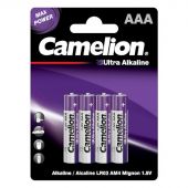 Батарейка Camelion Ultra 4шт/бл (LR03-BP4UT,  1.5В) (14985)