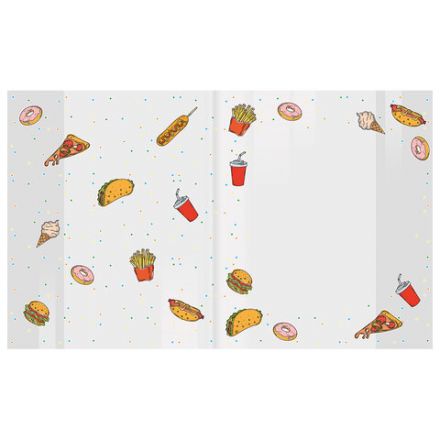 Обложки "FOOD" для тетрадей и дневников, КОМПЛЕКТ 10 шт., ПЛОТНЫЕ, 210х350 мм, 110 мкм, FUNSTER (ФАНСТЕР), 274083