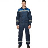 Костюм рабочий летний муж. л20-КБР син/вас (р.52-54) 182-188