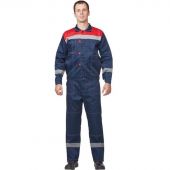 Костюм рабочий летний муж. Л20-КБР син/красн (р.68-70) 170-176 (Арсенал-СП)