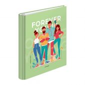 Тетрадь на кольцах А5, 120л., 7БЦ, ArtSpace "Стиль. Forever young", глянцевая ламинация Тетрадь на кольцах А5, 120л., 7БЦ, ArtSpace "Стиль. Forever young", глянцевая ламинация