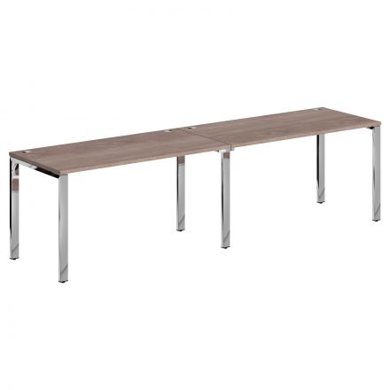 Стол 2-х местный XGWST 2870.1 Дуб Сонома/Нержавеющая сталь 2800х700х750 XTEN GLOSS