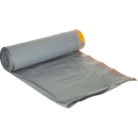 Мешки для мусора ПВД 70л с завязками 35мкм 10шт/рул серые 65х74см Премиум Мешки для мусора ПВД 70л с завязками 35мкм 10шт/рул серые 65х74см Премиум