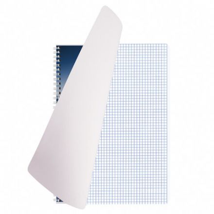 Тетрадь А4, 96 л., BRAUBERG, гребень, клетка, обложка картон, "Calm", 404059