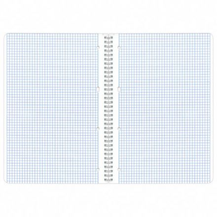 Тетрадь А4, 96 л., BRAUBERG, гребень, клетка, обложка картон, "Calm", 404059