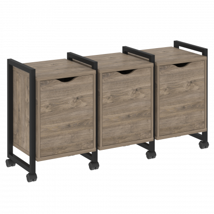 Loft Тумба на колесных опорах наборная. Вариант №5 VR.L-TN-5.K Тиквуд тёмный/Чёрный металл 1440*460*767 Loft Тумба на колесных опорах наборная. Вариант №5 VR.L-TN-5.K Тиквуд тёмный/Чёрный металл 1440*460*767