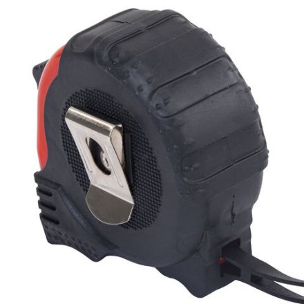 Рулетка измерительная 5 м х 19 мм, обрезиненный корпус, 3 фиксатора, RABBITEX (РАББИТЕКС) Professional, 671357