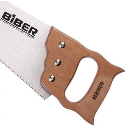 Ножовка по дереву БИБЕР 85662 МАСТЕР 2D заточка средний зуб, 450мм