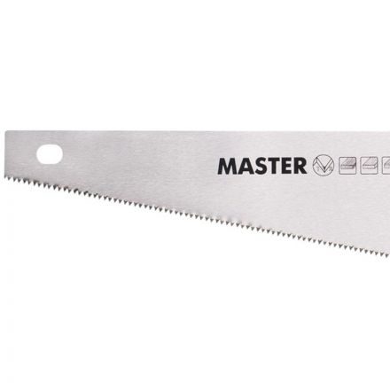 Ножовка по дереву БИБЕР 85662 МАСТЕР 2D заточка средний зуб, 450мм