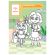 Раскраска с заданиями +56 наклеек "Наклей и раскрась" с цветным фоном, А5, 16 стр., 16,2х23,4 см, АССОРТИ, ЛиС