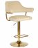 Набор 2 шт Стул барный DOBRIN CHARLY GOLD, бежевый велюр (MJ9-10)