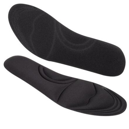 Стельки для обуви с ЭФФЕКТОМ ПАМЯТИ, материал MEMORY FOAM, размер RU 34-39 / EU 35-40, с линиями выреза, SHEGRA (ШЕГРА), 700746
