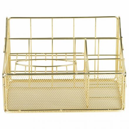 Органайзер для косметики и мелочей металлический 4 секции, MONTE VITA (МОНТЕ ВИТА), 160х240х150 мм, золото, 272479 Органайзер для косметики и мелочей металлический 4 секции, MONTE VITA (МОНТЕ ВИТА), 160х240х150 мм, золото, 272479