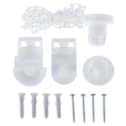 Рулонная штора ARX_ Плайн Белый 090x160 Мини