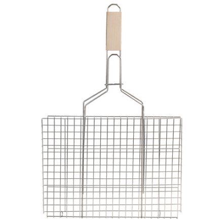 Решетка-гриль универсальная, размер 350х260 мм, глубина 15 мм, никелированное покрытие, РГУ2НЭ