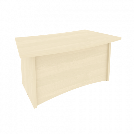 First Стол руководителя криволинейный KSR-1 Клён 1600*920*765 First Стол руководителя криволинейный KSR-1 Клён 1600*920*765