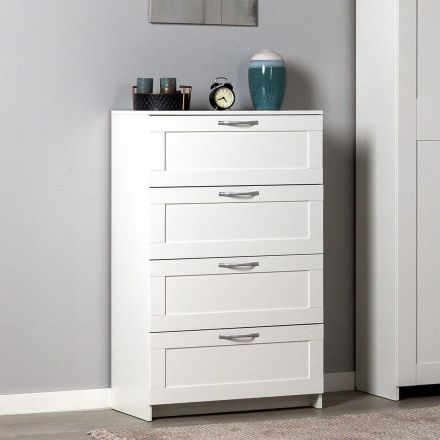 Комод  ШС_Сириус 4 ящика белый