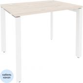 Стол ONIX-П П на металлокаркасе O.MP-SP-1.7 денвер светлый/белый Ш980 Стол ONIX-П П на металлокаркасе O.MP-SP-1.7 денвер светлый/белый Ш980