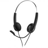 Гарнитура компьютерная Genius HS-220U,  кабель 2.4м., черный