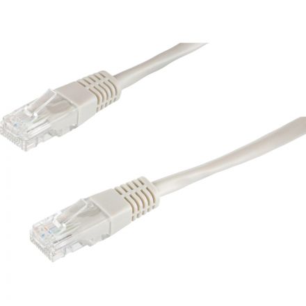 Патч-корд BigTech OPCC001 UTP CCA кат.5e/0.5м/литой/многожильн(серый)