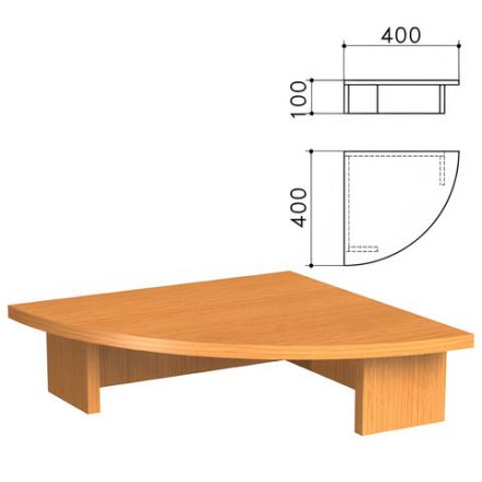 Подставка под монитор "Фея", 400х400х100 мм, цвет орех милан, ПФ12.5 Подставка под монитор "Фея", 400х400х100 мм, цвет орех милан, ПФ12.5