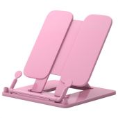 Подставка для книг и учебников ERICH KRAUSE "Pastel", пластиковая, розовая, 53532